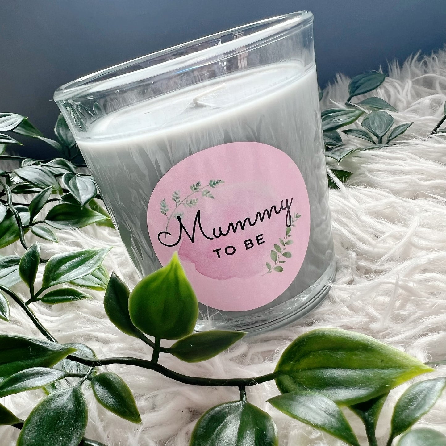 Mummy To Be Candle - Pink