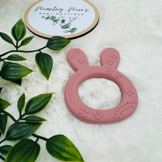 The Pink Rabbit Teether