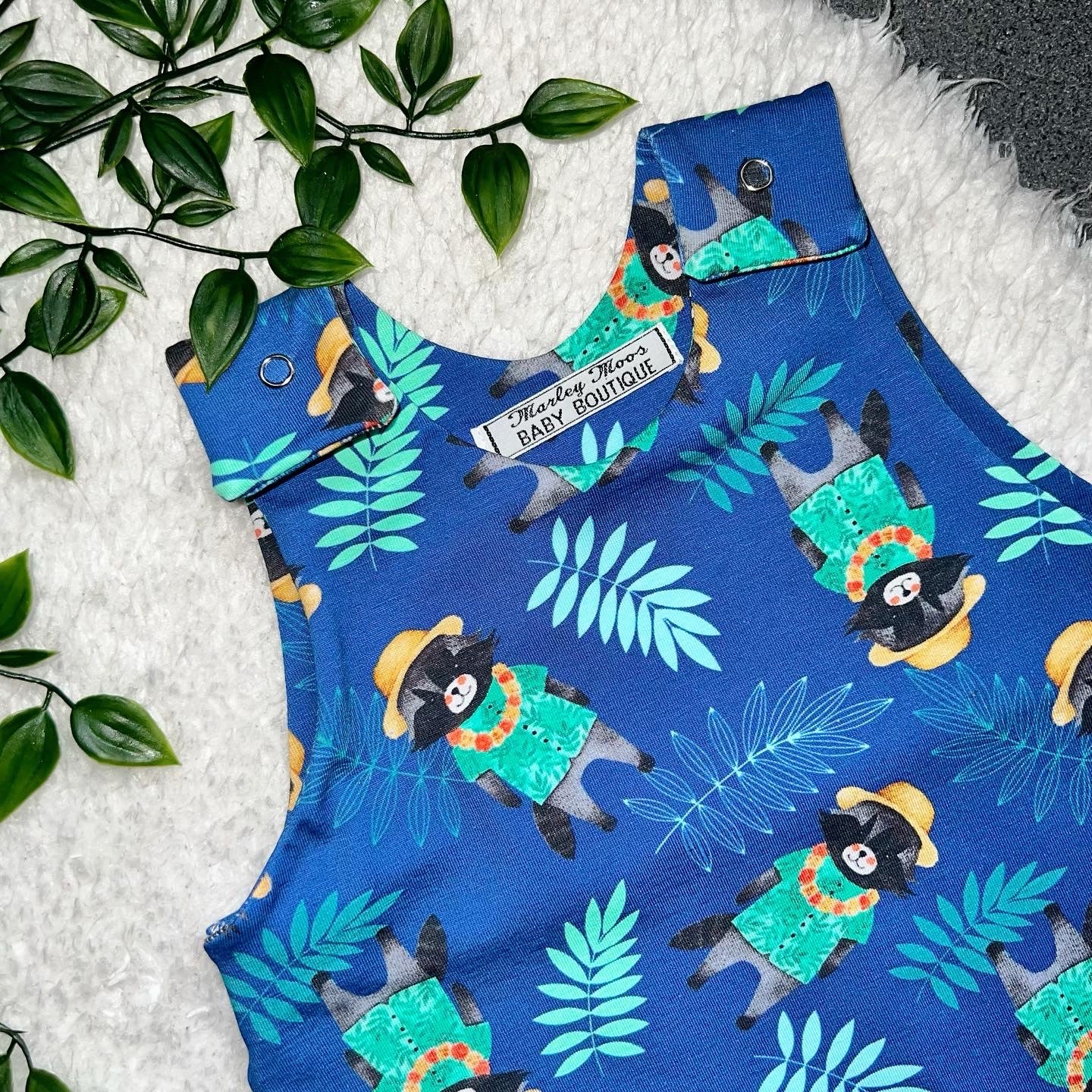 The Hawaiian Raccoon Romper