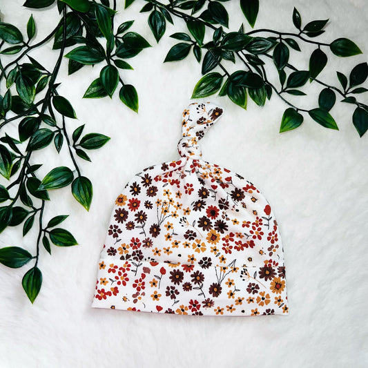 The Autumn Floral Baby Hat