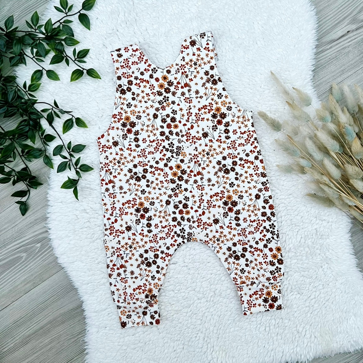 The Autumn Floral Romper