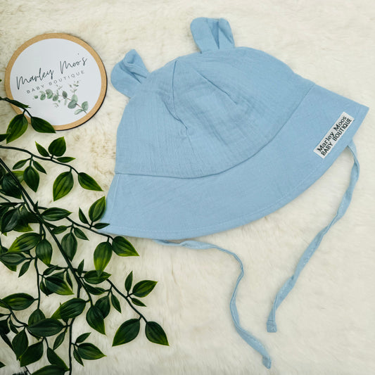 The Baby Sun Hat - Blue