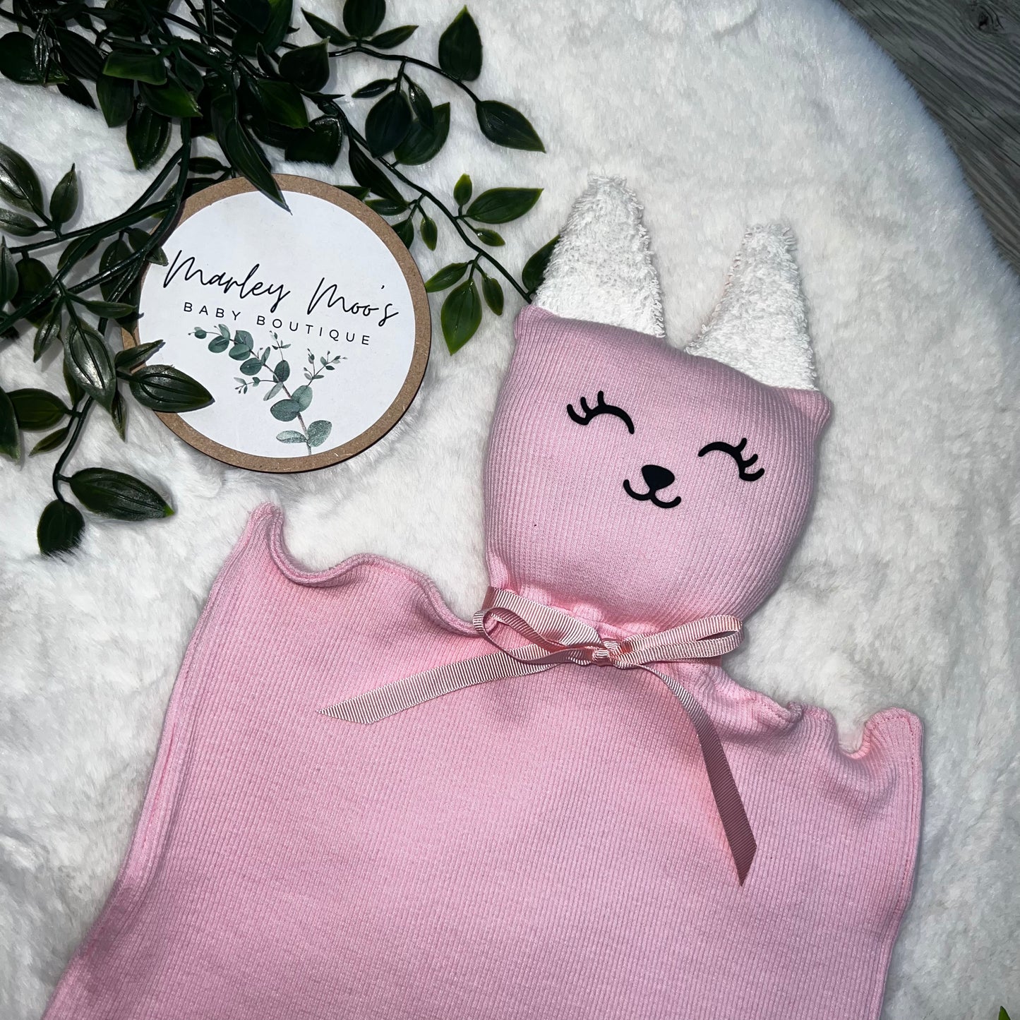 The Pink Rabbit Comforter