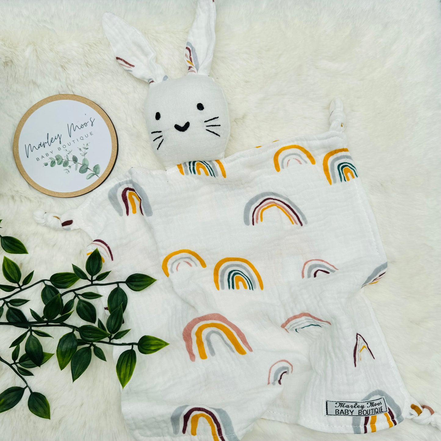 The Rainbow Rabbit Comforter