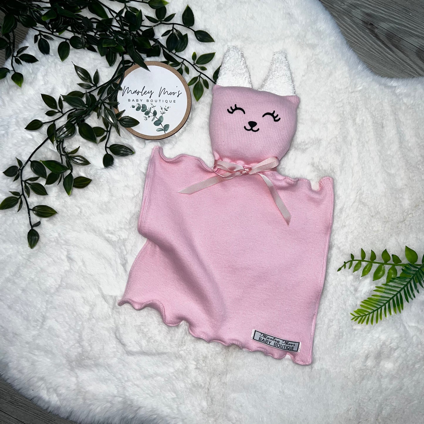 The Pink Rabbit Comforter