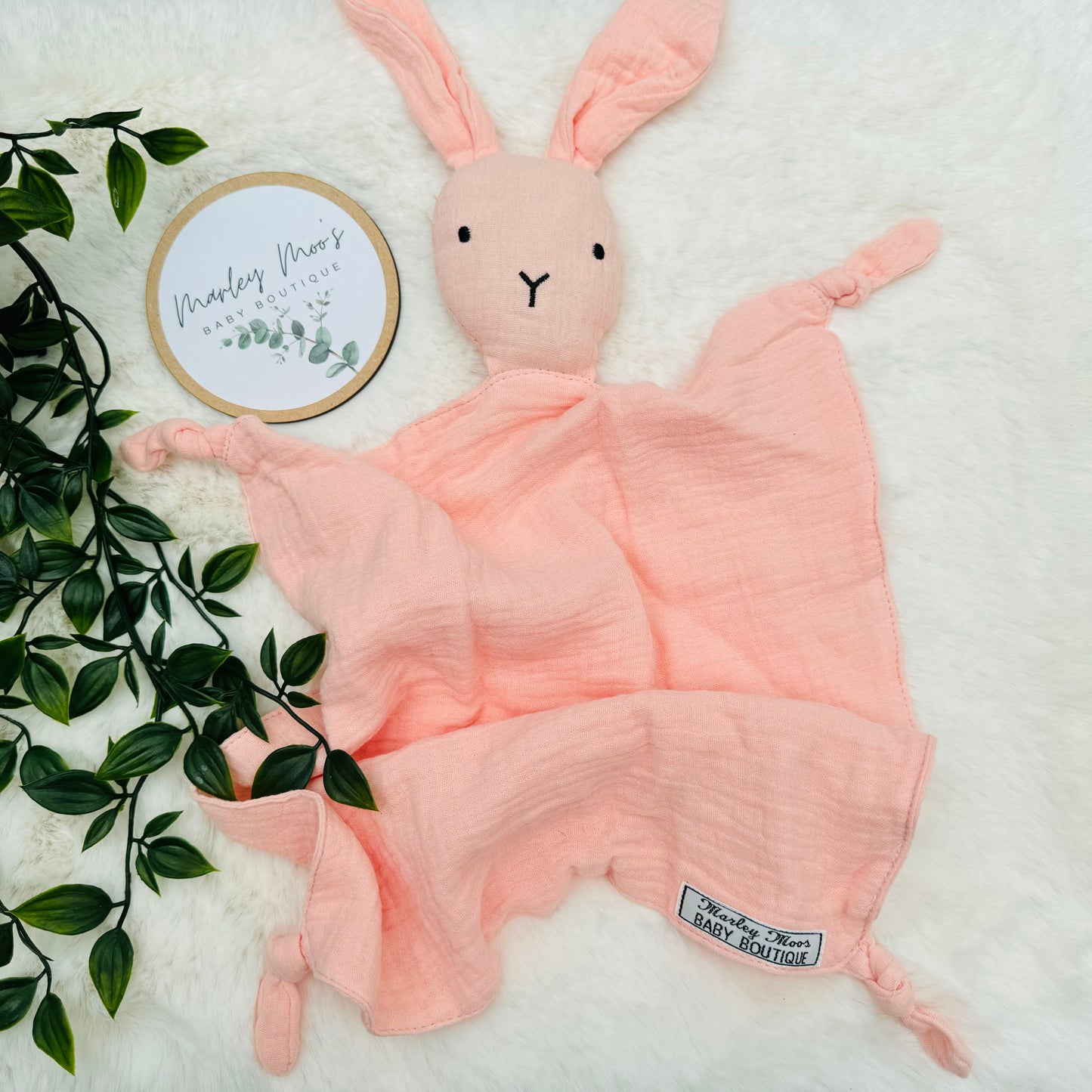 The Pink Rabbit Comforter