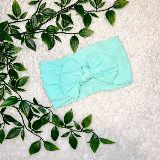 The Mint Green Baby Headband