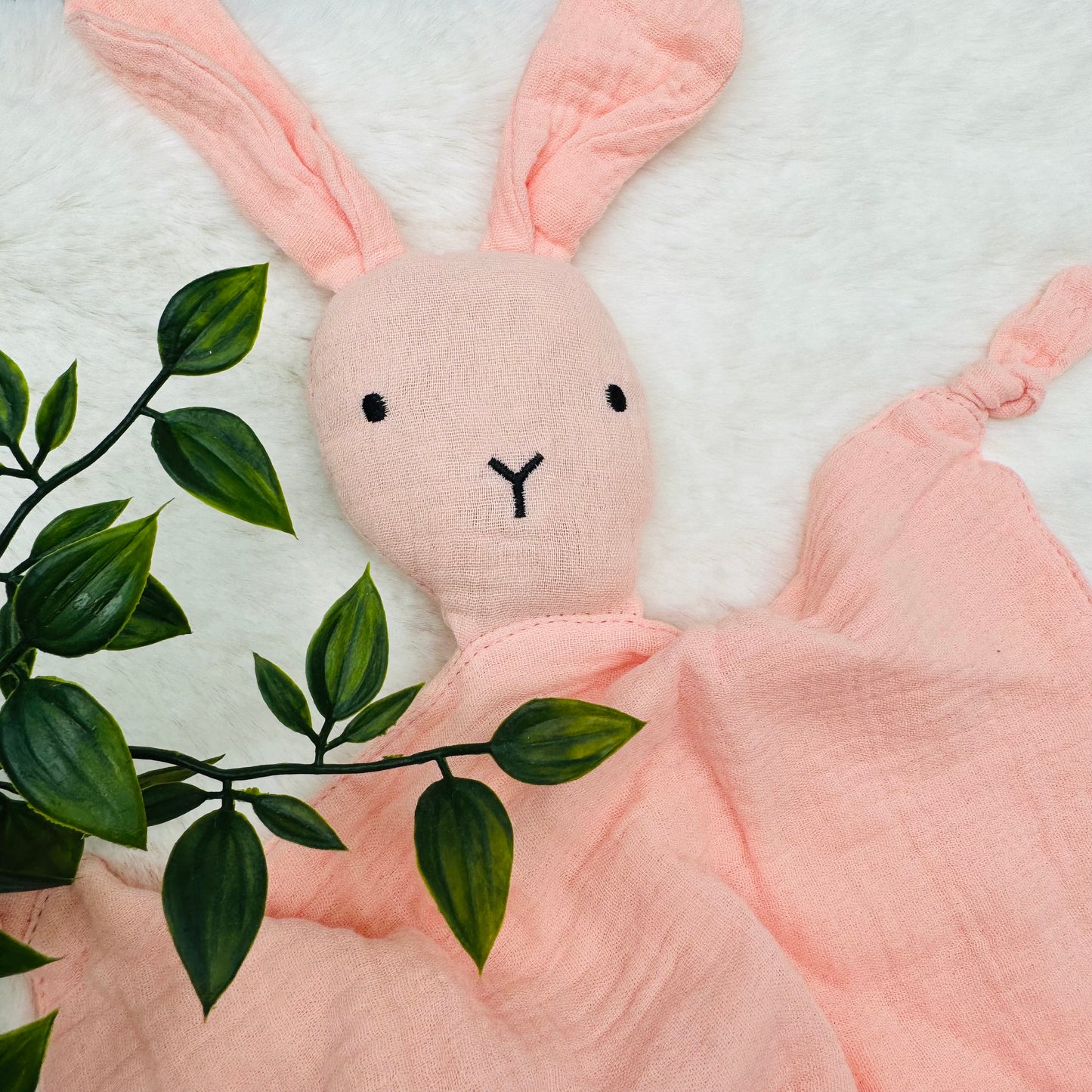 The Pink Rabbit Comforter