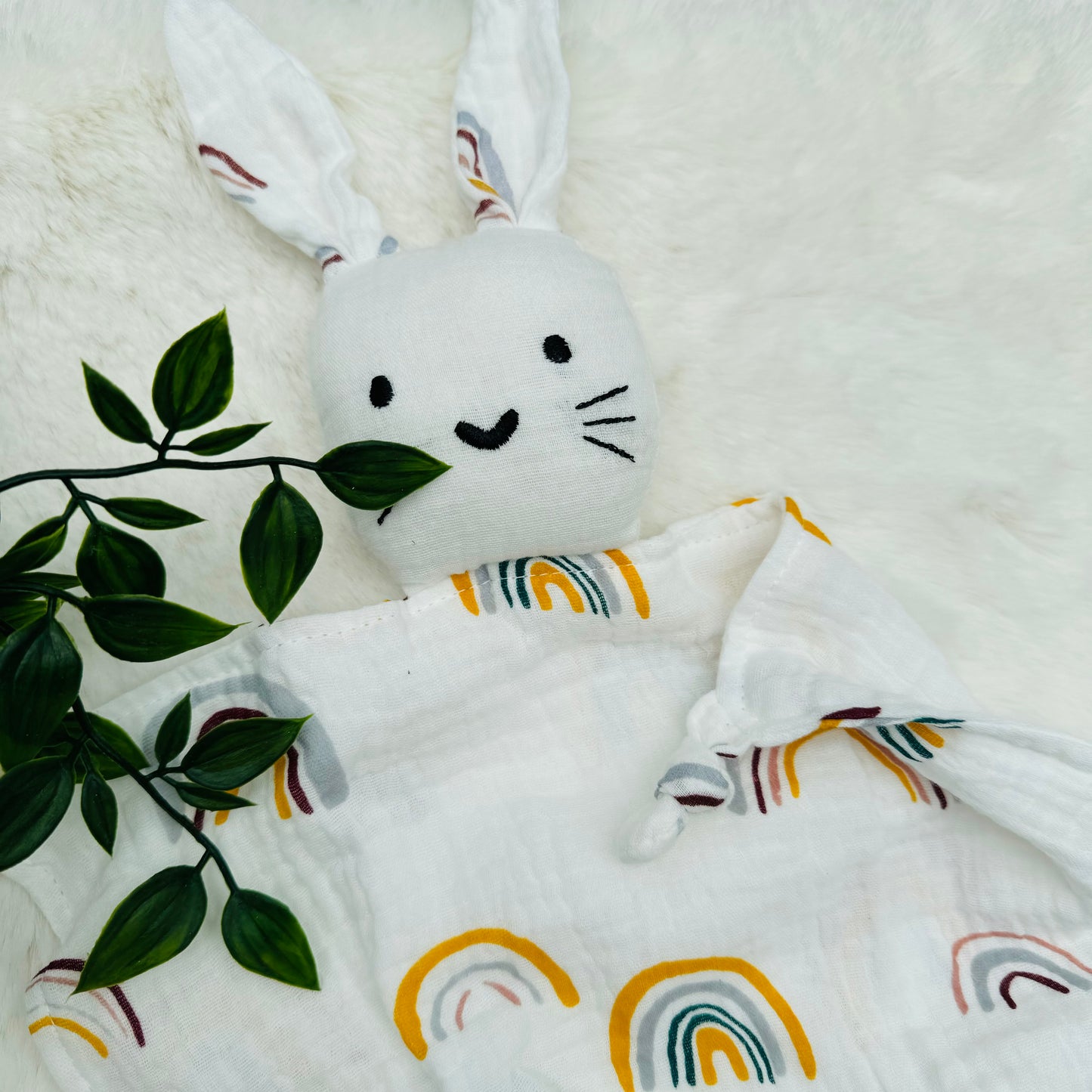 The Rainbow Rabbit Comforter