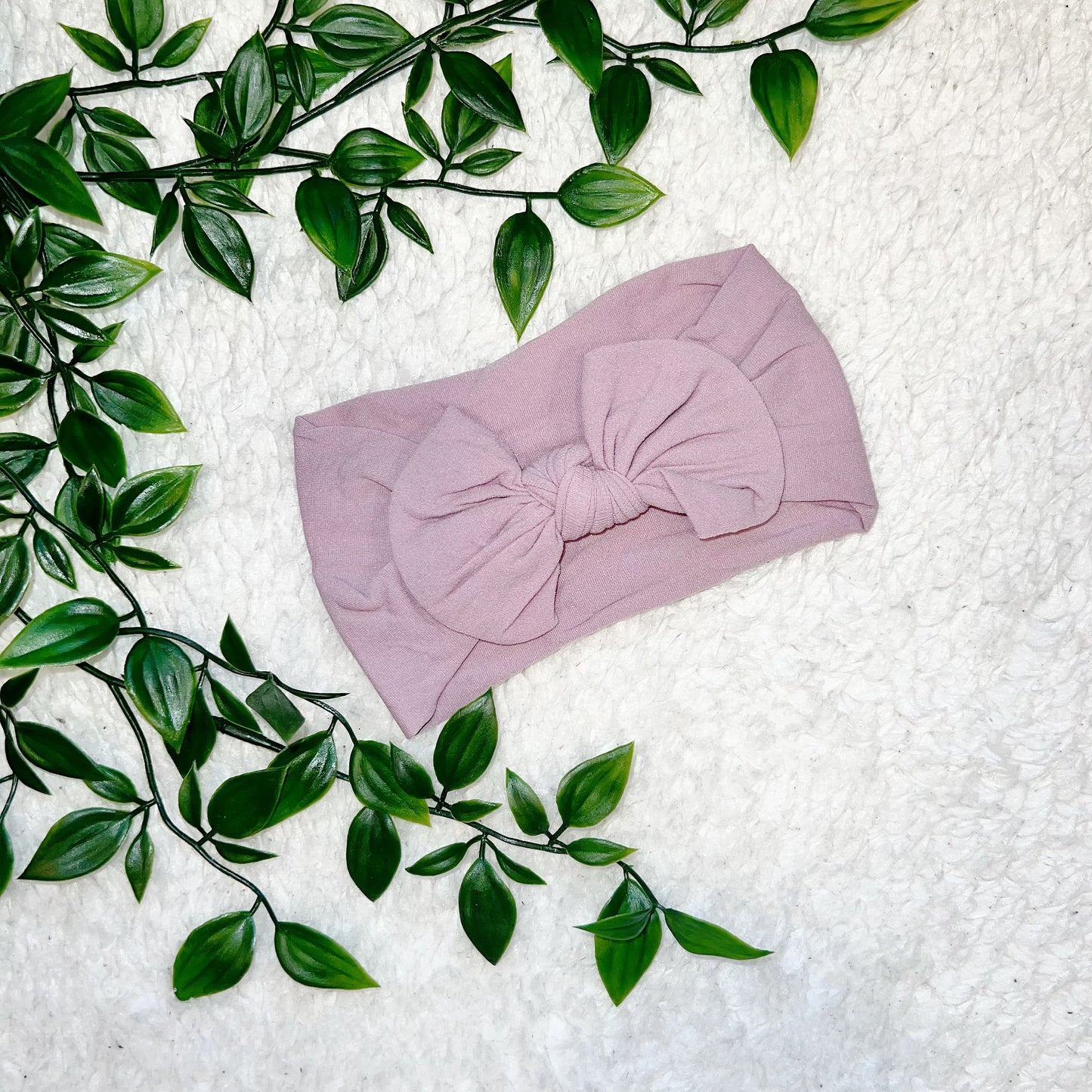 The Mauve Baby Headband