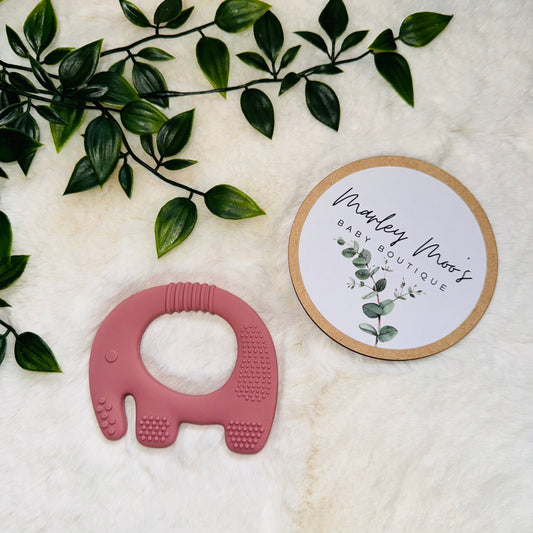 The Elephant Teether - Pink