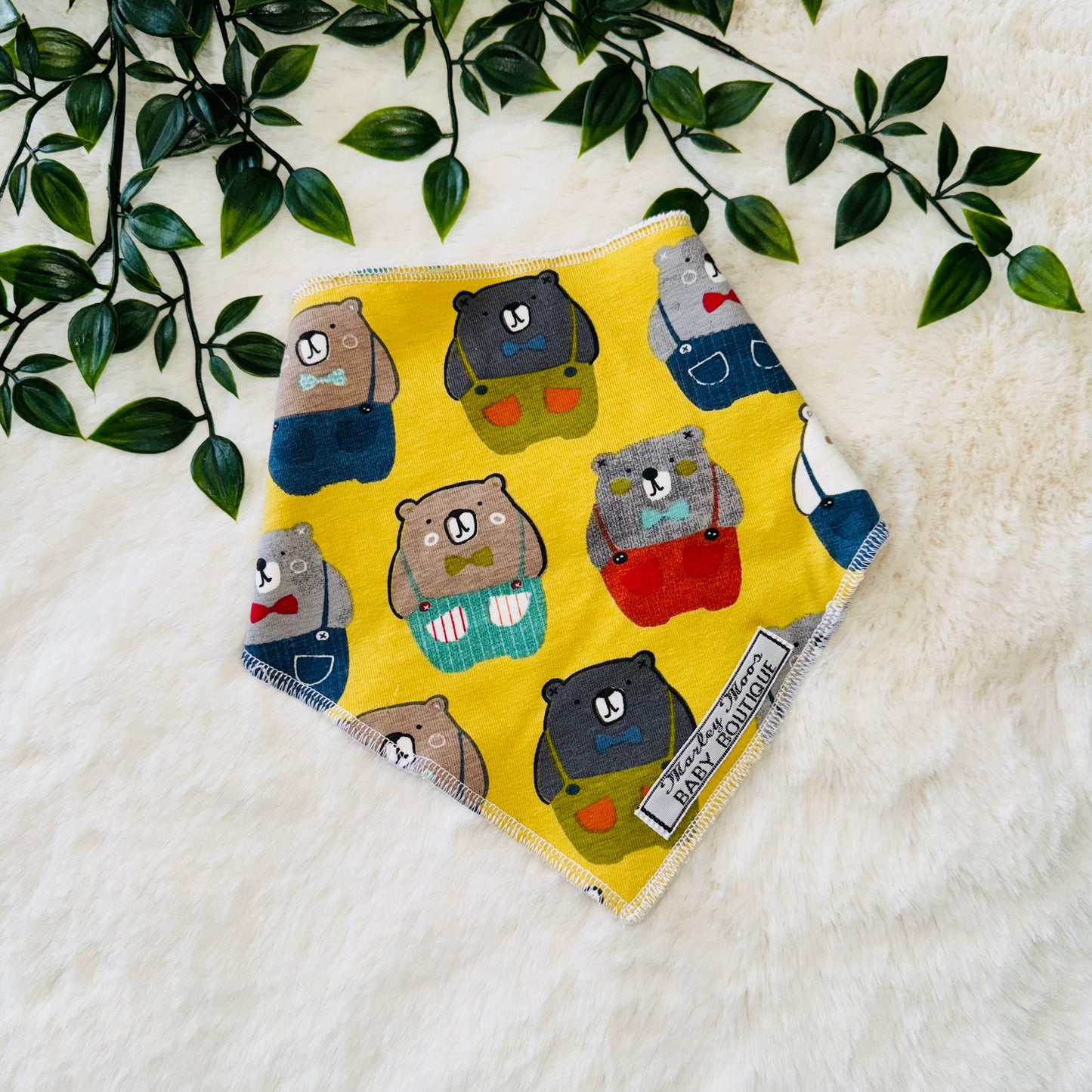 The Cuddly Bear Baby Bib