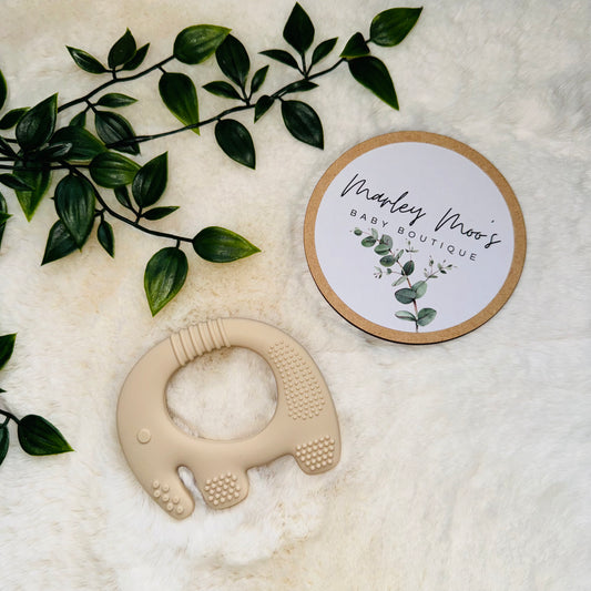 The Elephant Teether - Cream