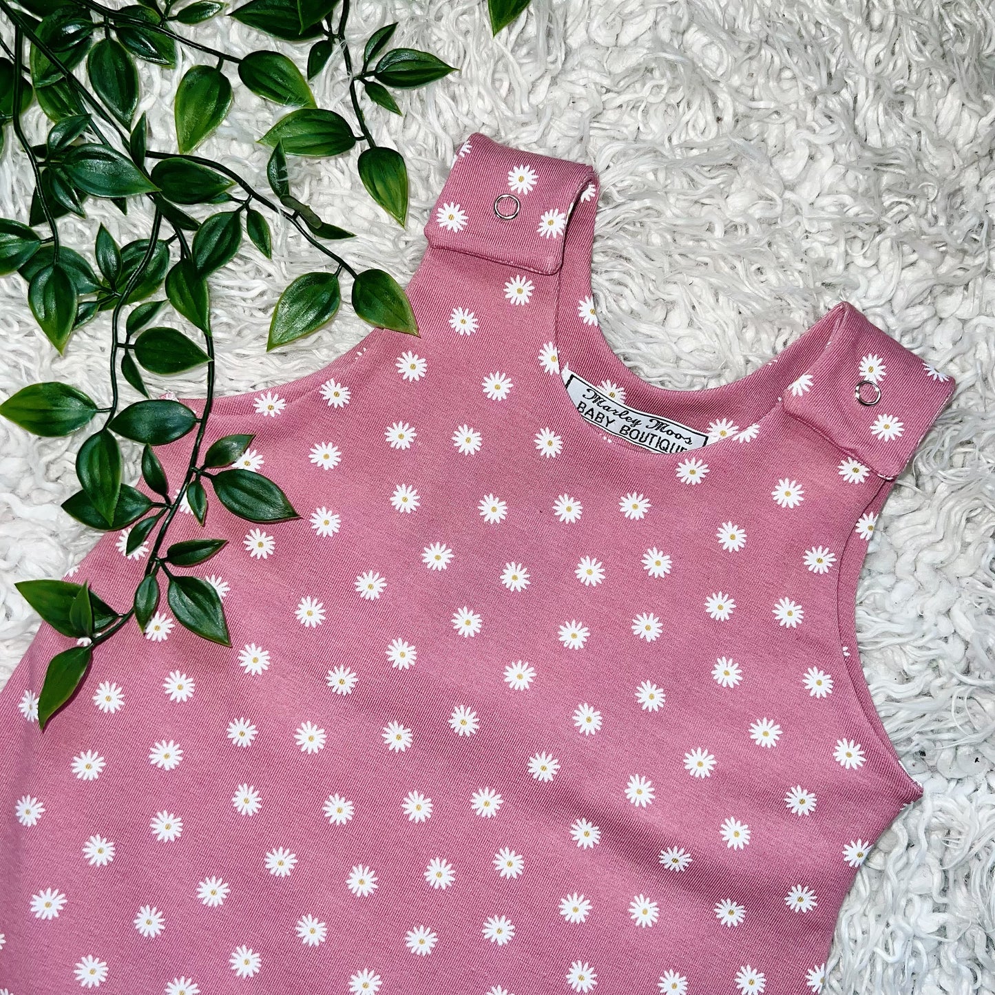 The Pink Daisy Romper