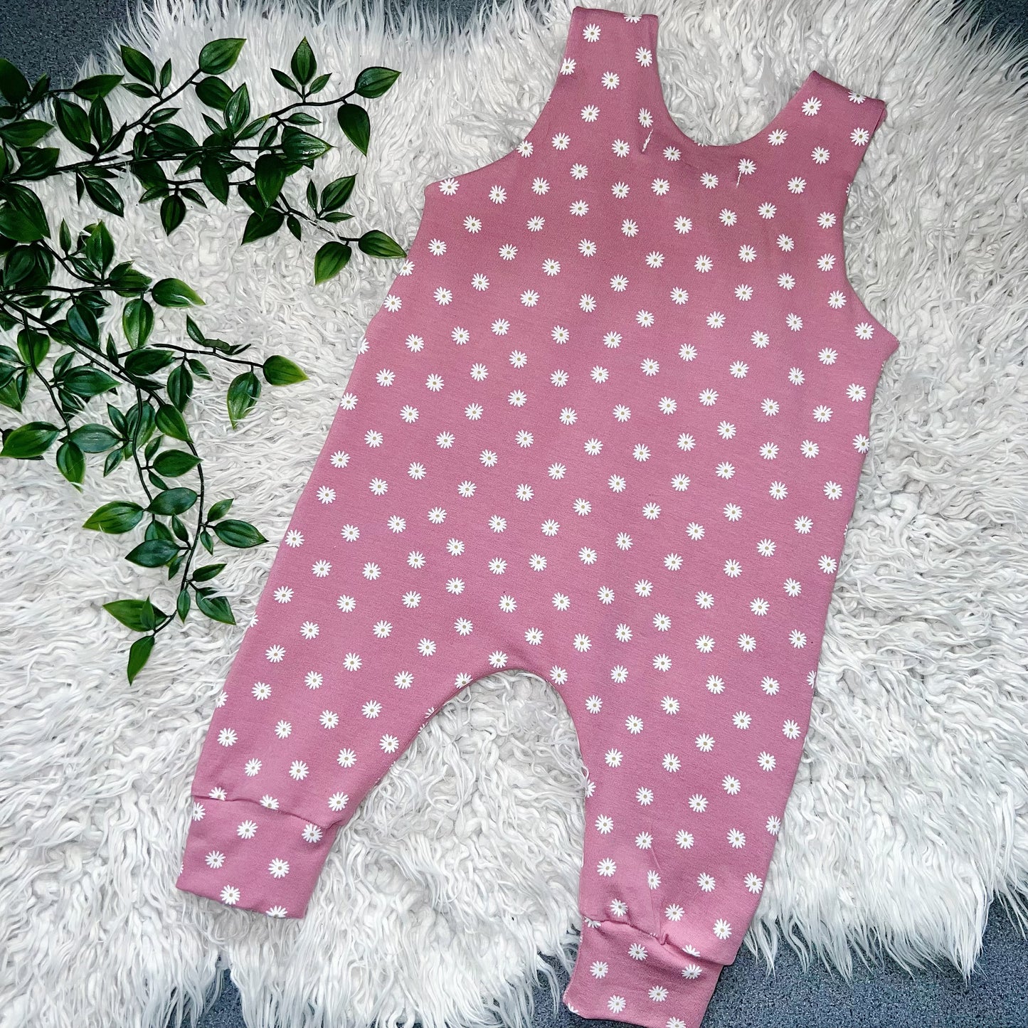 The Pink Daisy Romper