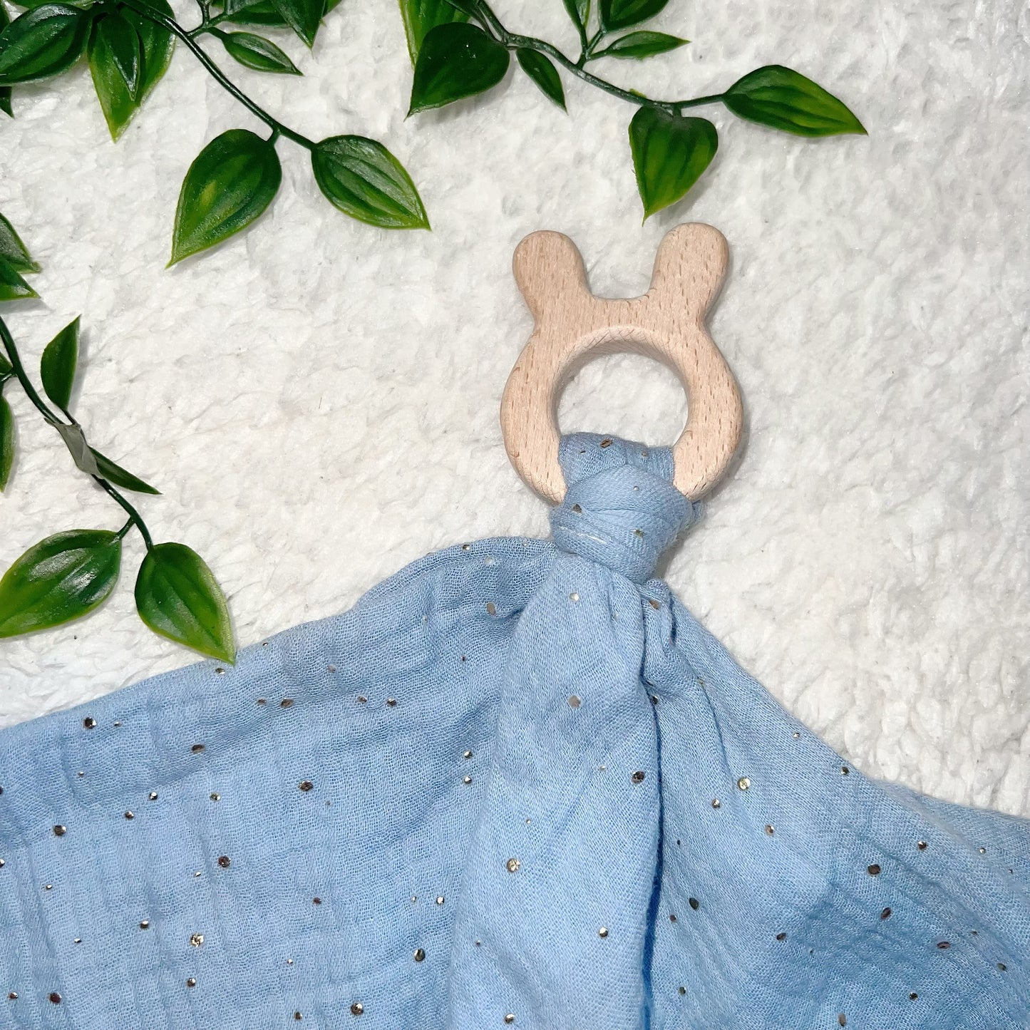 The Blue Little Bunny Comforter