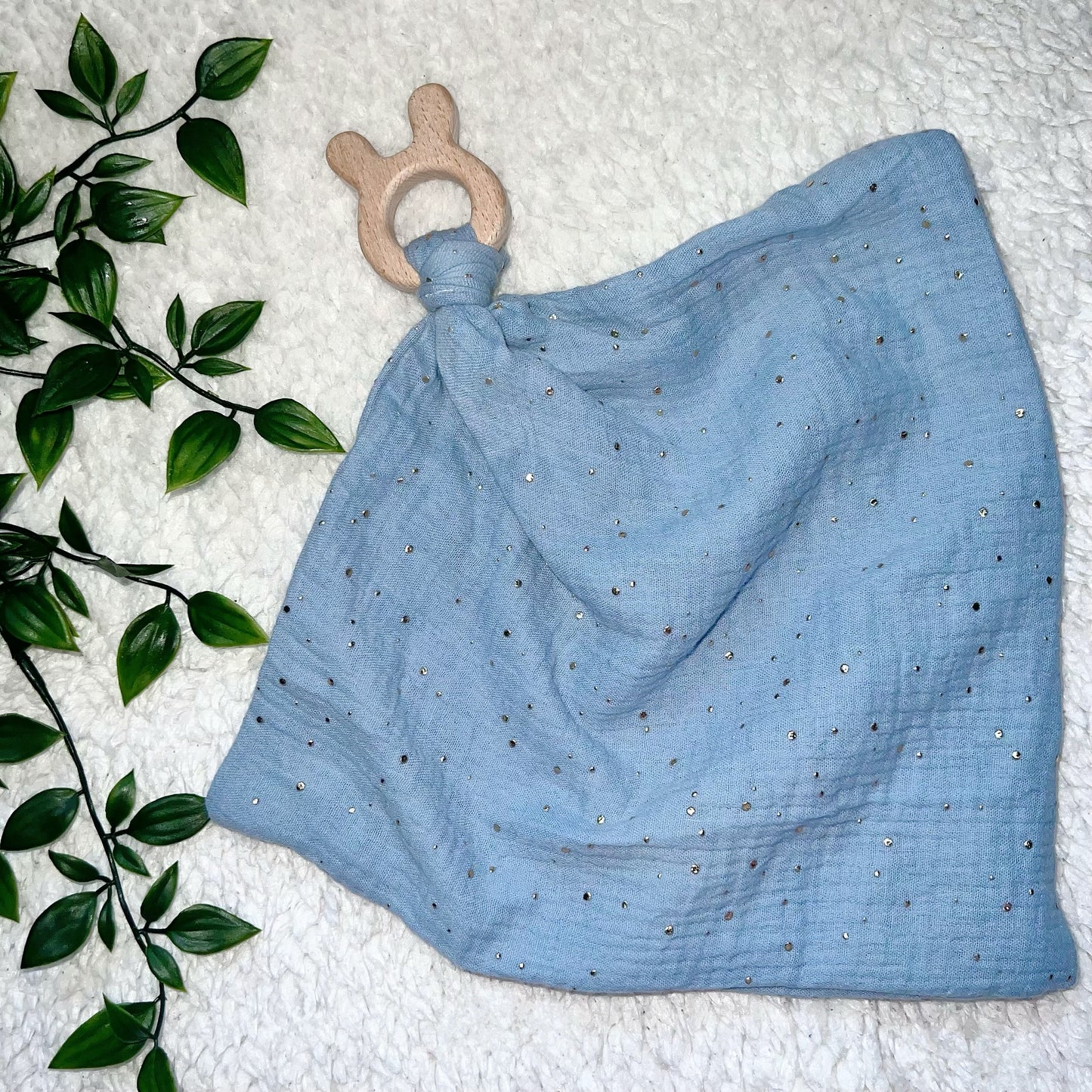 The Blue Little Bunny Comforter