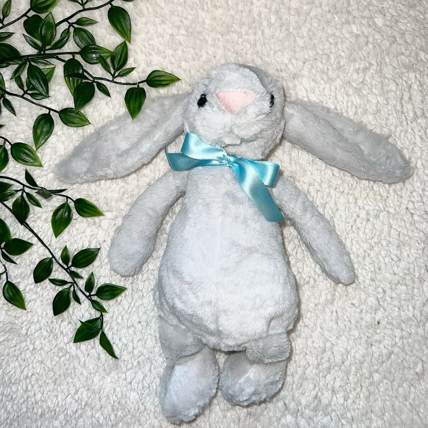 Baby Bunny Rabbit Soft Toy - Grey