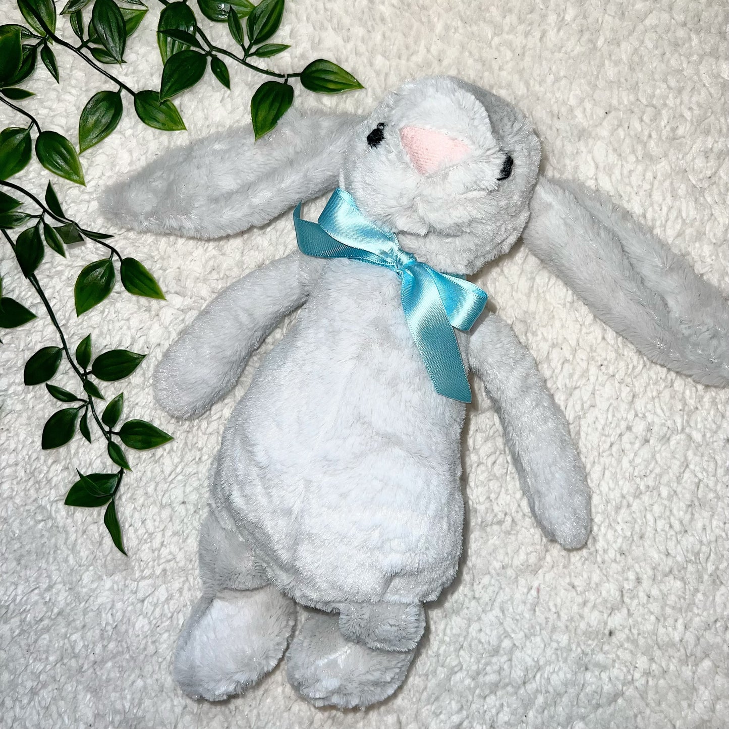 Baby Bunny Rabbit Soft Toy - Grey